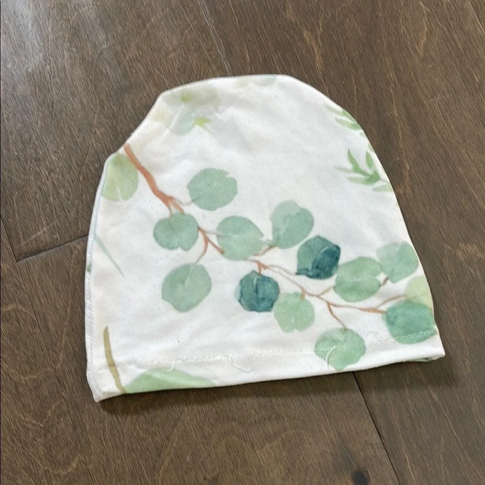 New Unisex Baby Newborn Floral Swaddle and Hat Set